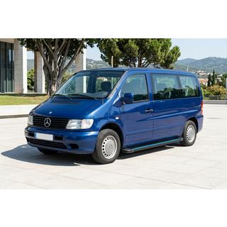 Pedane Laterali Maya Blue (2 pz, Alluminio) Mercedes Vito W638 1996-2003 foto 1