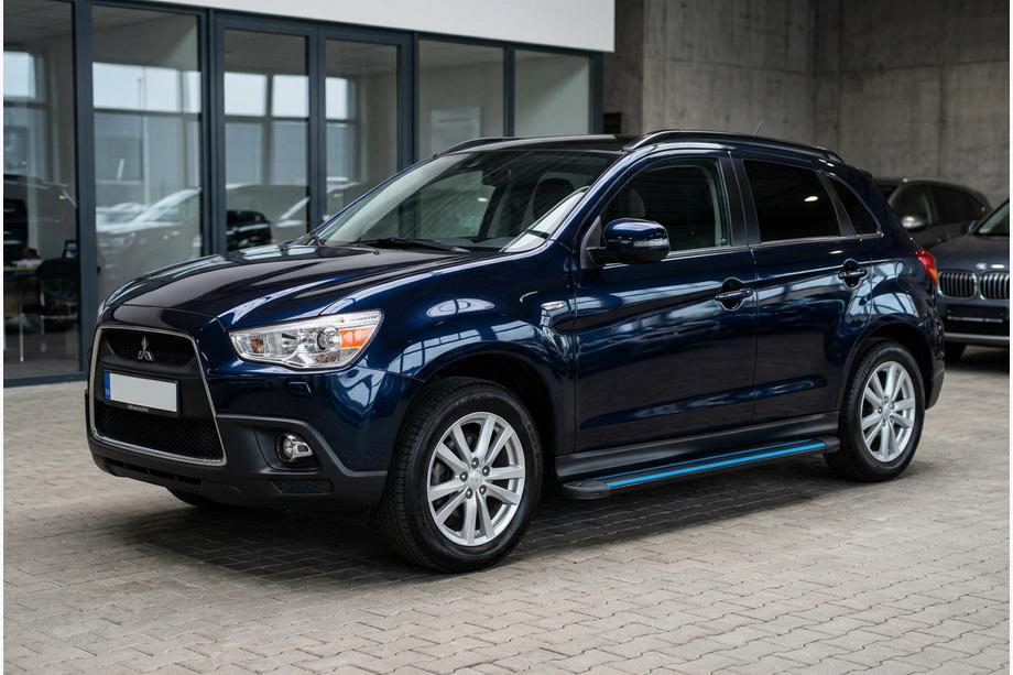 Mitsubishi ASX 2010-2023 Pedane Laterali Maya Blue (2 pz, Alluminio) Foto 1