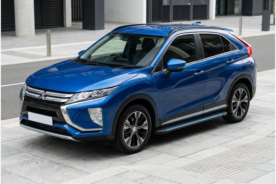 Mitsubishi Eclipse Cross 2017- Pedane Laterali Maya Blue (2 pz, Alluminio) Image
