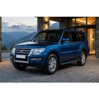 Pedane Laterali Maya Blue (2 pz, Alluminio) Mitsubishi Pajero Wagon IV 2006-2021 foto 1
