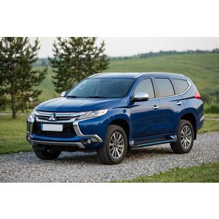 Pedane Laterali Maya Blue (2 pz, Alluminio) Mitsubishi Pajero Sport 2015- foto 1