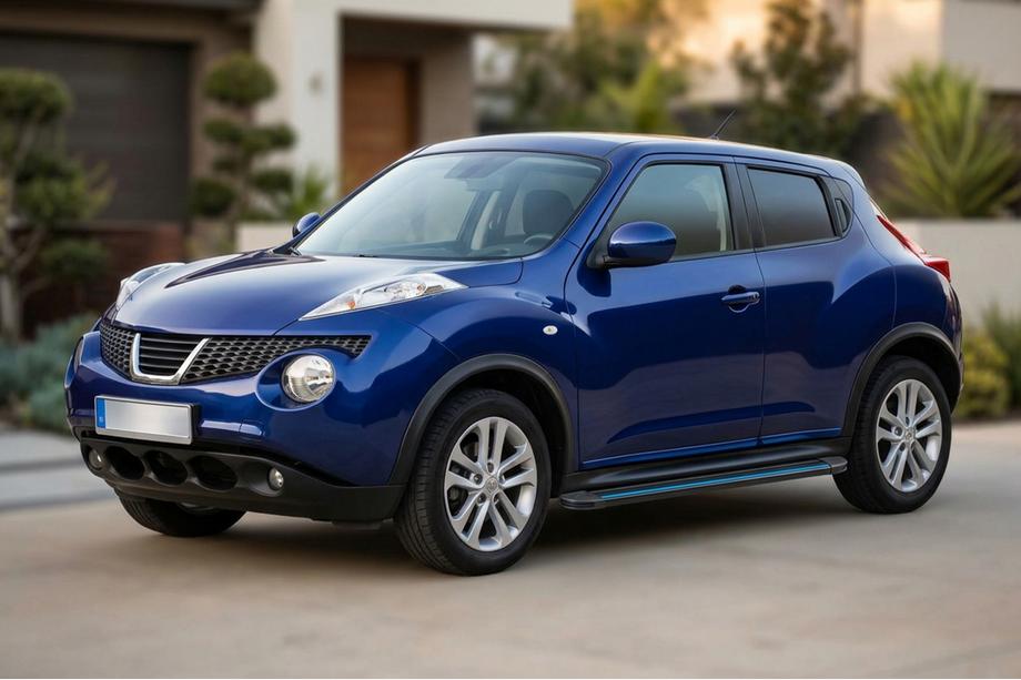 Nissan Juke 2010-2019 Pedane Laterali Maya Blue (2 pz, Alluminio) Image