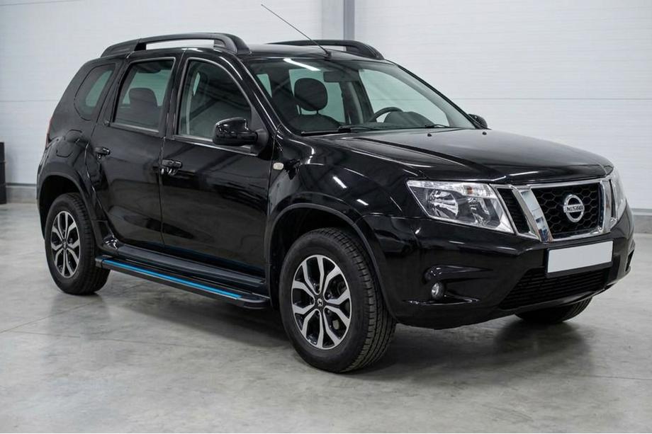 Nissan Terrano 2014- Pedane Laterali Maya Blue (2 pz, Alluminio) Image