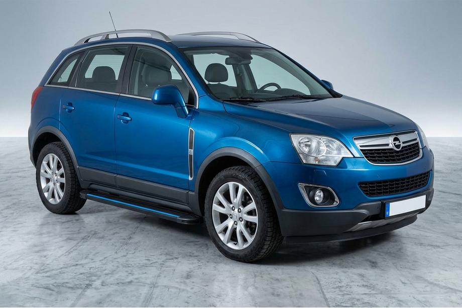 Opel Antara 2006-2017 Pedane Laterali Maya Blue (2 pz, Alluminio) Image