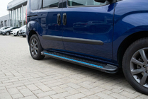 Opel Combo 2012-2018 Pedane Laterali Maya Blue (2 pz, Alluminio) Base Standard foto 1