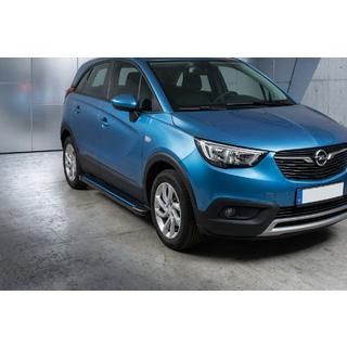 Pedane Laterali Maya Blue (2 pz, Alluminio) Opel Crossland X 2017-2024 foto 1