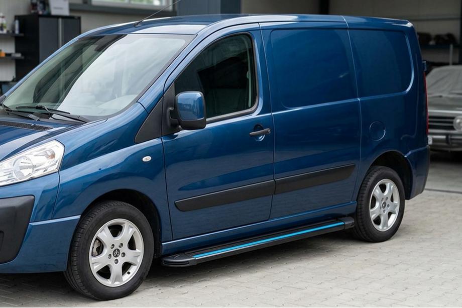 Peugeot Expert 2007-2016 Pedane Laterali Maya Blue (2 pz, Alluminio) Foto 1
