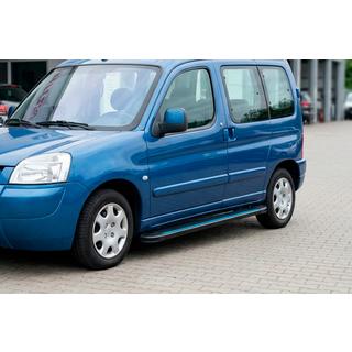 Pedane Laterali Maya Blue (2 pz, Alluminio) Peugeot Partner 1996-2008 foto 1