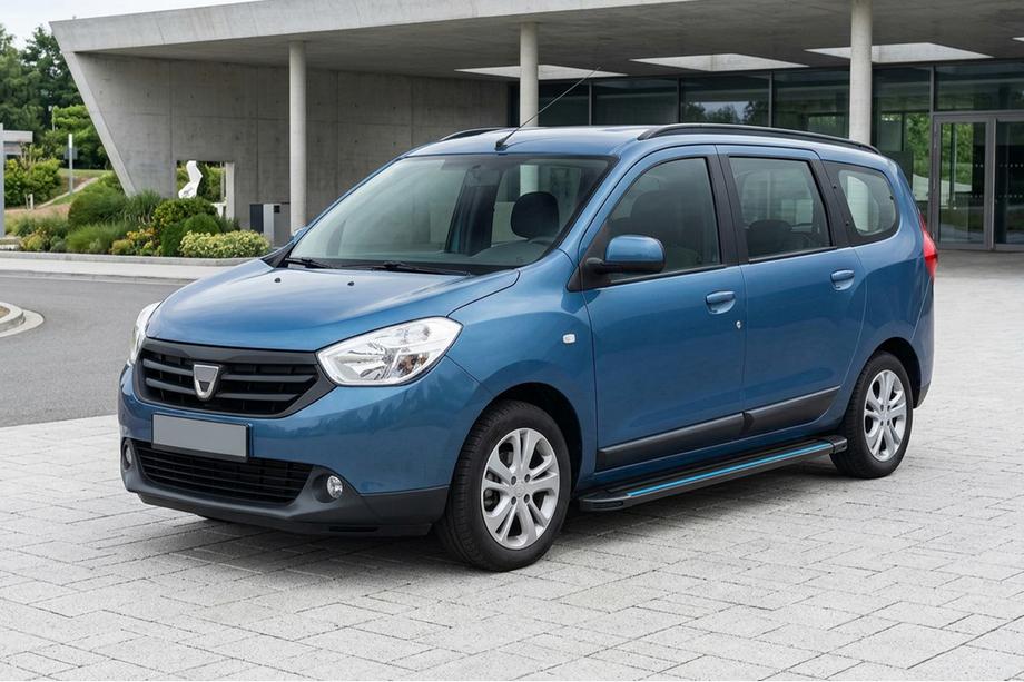 Renault Lodgy 2013-2022 Pedane Laterali Maya Blue (2 pz, Alluminio) Foto 1