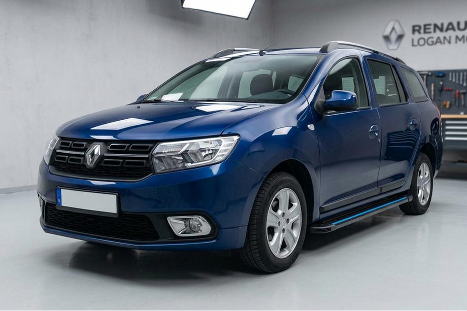 Renault Logan MCV 2013-2022 Pedane Laterali Maya Blue (2 pz, Alluminio) Image