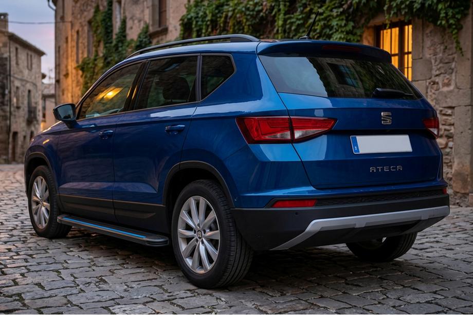 Seat Ateca 2016- Pedane Laterali Maya Blue (2 pz, Alluminio) Image