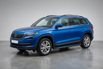 Skoda Kodiaq 2016-2023 Pedane Laterali Maya Blue (2 pz, Alluminio) foto 1