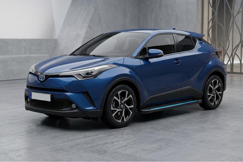 Toyota C-HR 2016-2023 Pedane Laterali Maya Blue (2 pz, Alluminio) Image