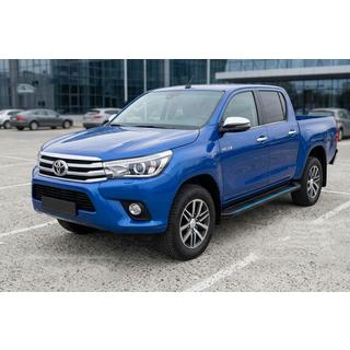 Pedane Laterali Maya Blue (2 pz, Alluminio) Toyota Hilux 2015- foto 1