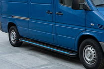 Volkswagen LT 1995-2006 Pedane Laterali Maya Blue (2 pz, Alluminio) foto 1
