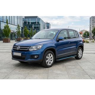Pedane Laterali Maya Blue (2 pz, Alluminio) Volkswagen Tiguan 2007-2016 foto 1