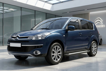 Citroen C-Crosser 2007-2013 Pedane Laterali New Vision Black (2 pz, Alluminio) foto 1