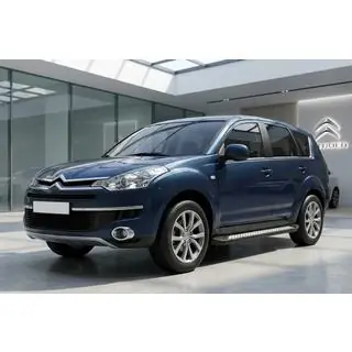 Pedane Laterali New Vision Black (2 pz, Alluminio) Citroen C-Crosser 2007-2013 foto 1