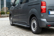Citroen Jumpy 2007–2017 Pedane Laterali New Vision Black (2 pz, Alluminio) foto 1