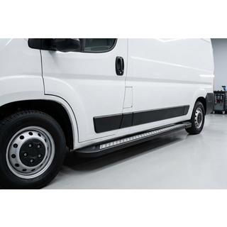 Pedane Laterali New Vision Black (2 pz, Alluminio) Citroen Jumper 2007-2025 foto 1