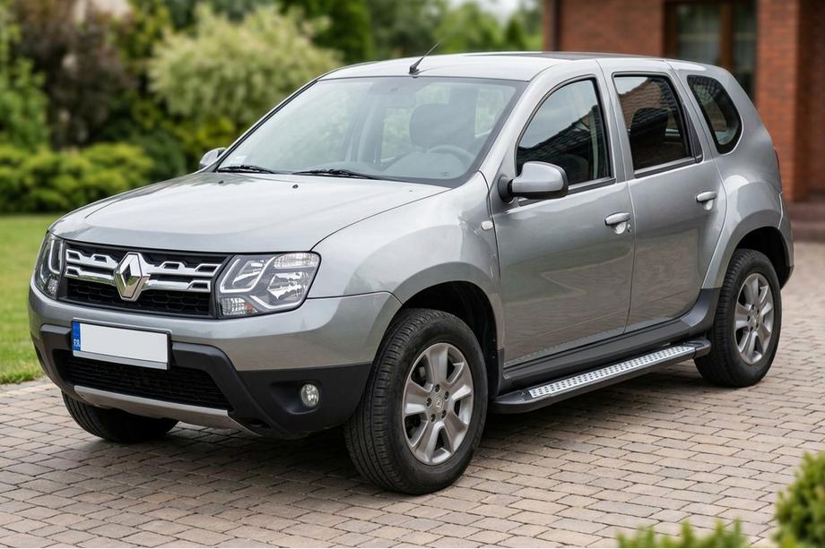 Dacia Duster 2008-2018 Pedane Laterali New Vision Black (2 pz, Alluminio) Image