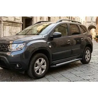 Pedane Laterali New Vision Black (2 pz, Alluminio) Dacia Duster 2018-2024 foto 1