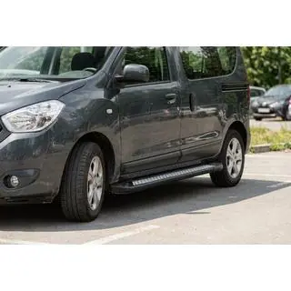 Pedane Laterali New Vision Black (2 pz, Alluminio) Dacia Dokker 2013-2022 foto 1