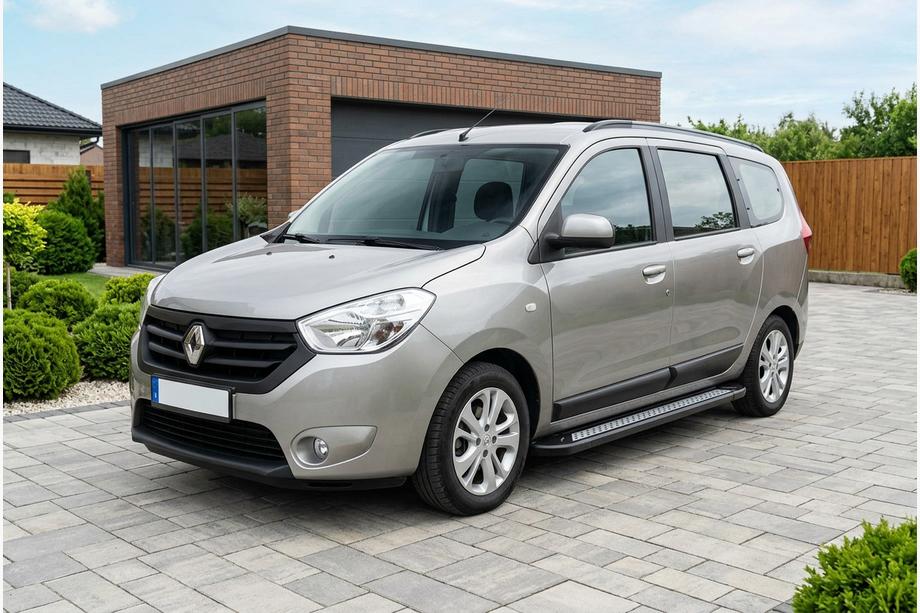 Dacia Lodgy 2012-2022 Pedane Laterali New Vision Black (2 pz, Alluminio) Foto 1