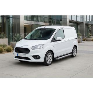 Pedane Laterali New Vision Black (2 pz, Alluminio) Ford Courier 2014-2023 foto 1