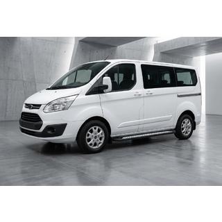 Pedane Laterali New Vision Black (2 pz, Alluminio) Ford Custom 2013-2022 foto 1