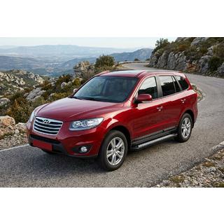 Pedane Laterali New Vision Black (2 pz, Alluminio) Hyundai Santa Fe 2 2006-2012 foto 1