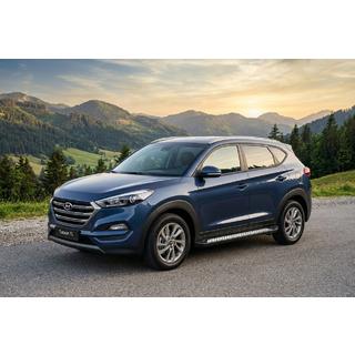 Pedane Laterali New Vision Black (2 pz, Alluminio) Hyundai Tucson TL 2016-2021 foto 1