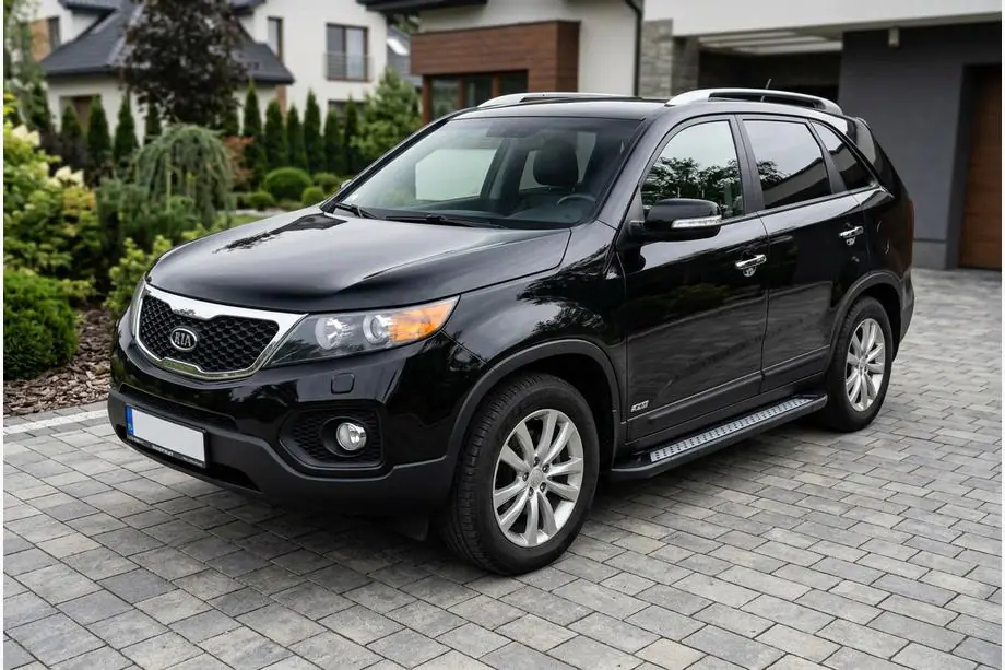 Kia Sorento II XM 2009-2014 Pedane Laterali New Vision Black (2 pz, Alluminio) 2010-2013 Foto 1
