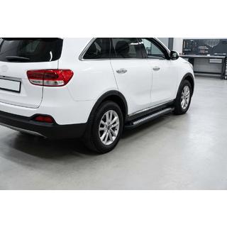 Pedane Laterali New Vision Black (2 pz, Alluminio) Kia Sorento III UM 2014-2020 foto 1