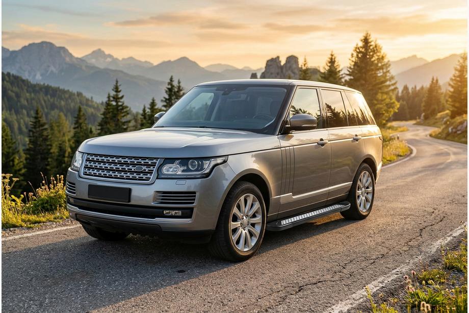 Range Rover IV L405 2013-2021 Pedane Laterali New Vision Black (2 pz, Alluminio) Image