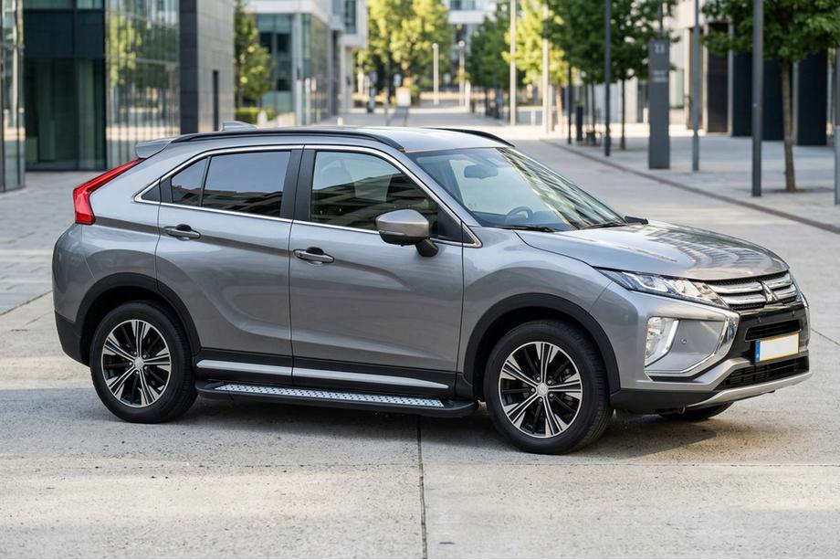 Mitsubishi Eclipse Cross 2017- Pedane Laterali New Vision Black (2 pz, Alluminio) Image