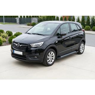 Pedane Laterali New Vision Black (2 pz, Alluminio) Opel Crossland X 2017-2024 foto 2