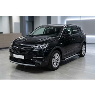 Pedane Laterali New Vision Black (2 pz, Alluminio) Opel Grandland X 2017- foto 1