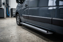 Opel Movano 2010-2021 Pedane Laterali New Vision Black (2 pz, Alluminio) foto 1