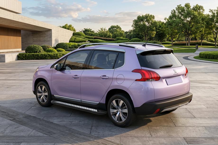 Peugeot 3008 2008-2016 Pedane Laterali New Vision Black (2 pz, Alluminio) 2014-2016 Image