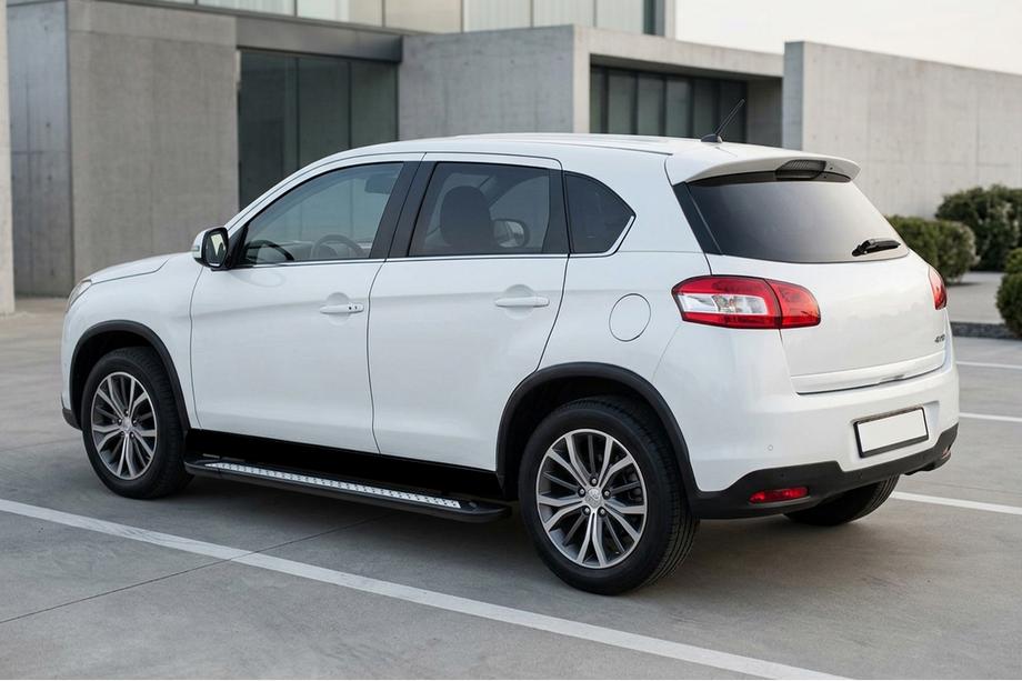 Peugeot 4008 2012-2017 Pedane Laterali New Vision Black (2 pz, Alluminio) Foto 1