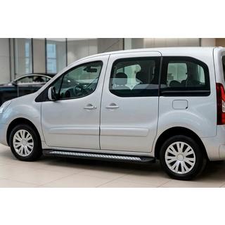 Pedane Laterali New Vision Black (2 pz, Alluminio) Peugeot Partner Tepee 2008-2018 foto 1