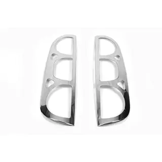 Coperture Cromate per Fanali Posteriori (2 pz, Acciaio Inox) foto 2