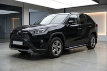 Toyota Rav 4 2019–2025 Pedane Laterali New Vision Black (2 pz, Alluminio) foto 1