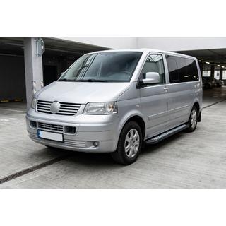 Pedane Laterali New Vision Black (2 pz, Alluminio) Volkswagen T5 Caravelle 2004-2010 foto 1