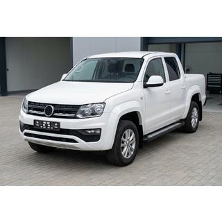 Pedane Laterali New Vision Black (2 pz, Alluminio) Volkswagen Amarok 2010-2022 foto 1
