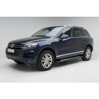 Pedane Laterali New Vision Black (2 pz, Alluminio) Volkswagen Touareg 2010-2018 foto 1