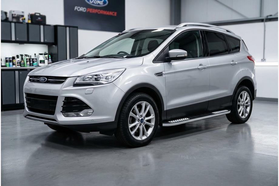 Ford Kuga/Escape 2013-2019 Pedane Laterali Tayga V2 (2 pz, Alluminio) Foto 1