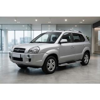 Pedane Laterali Tayga V2 (2 pz, Alluminio) Hyundai Tucson JM 2004- foto 1