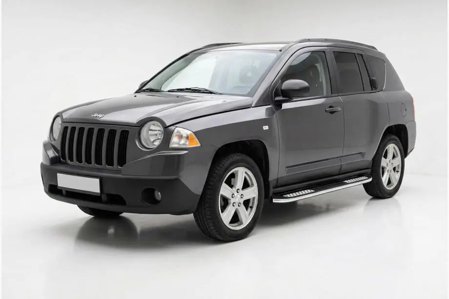 Jeep Compass 2006-2016 Pedane Laterali Tayga V2 (2 pz, Alluminio) Image